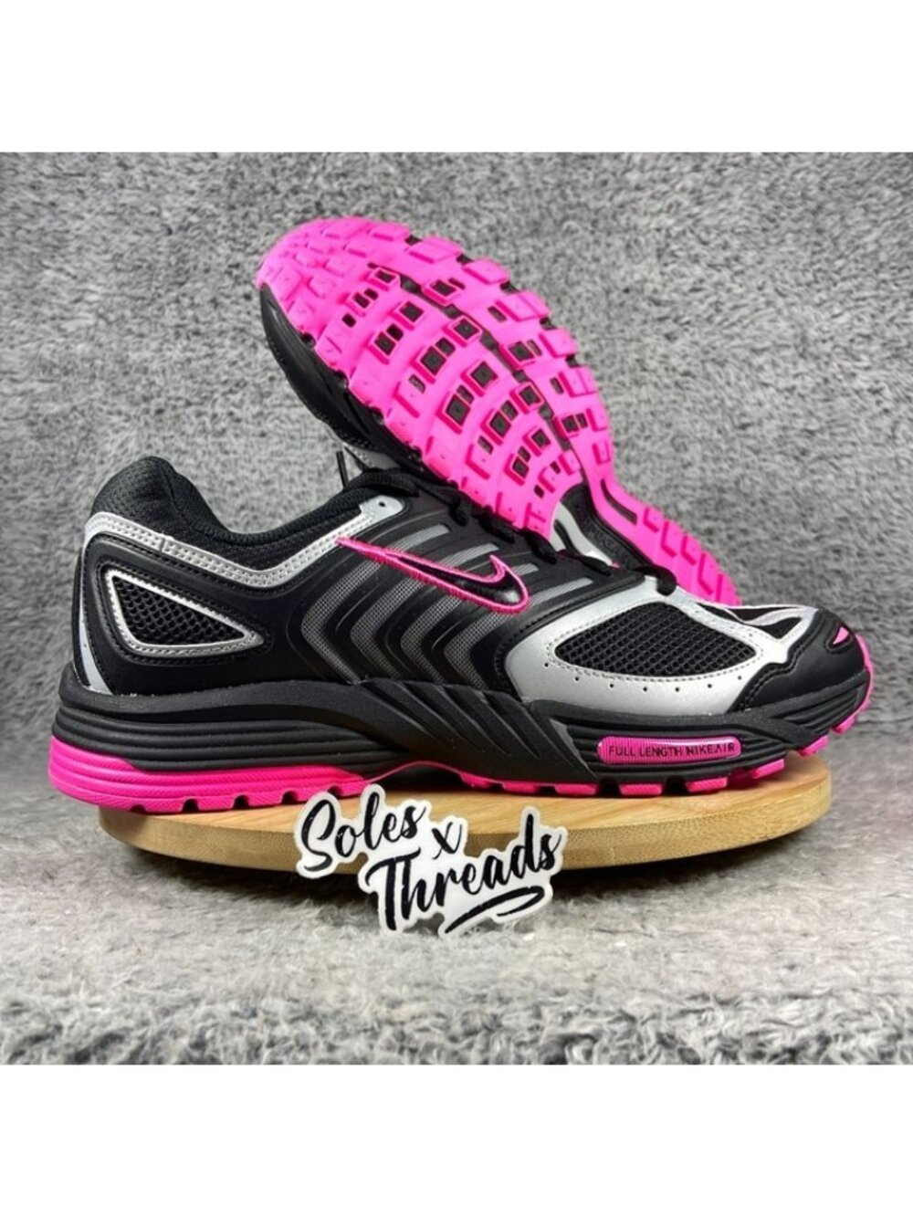 Nike Air Pegasus 2K5 Men Size 12 Black Pink Blast HQ5403-002